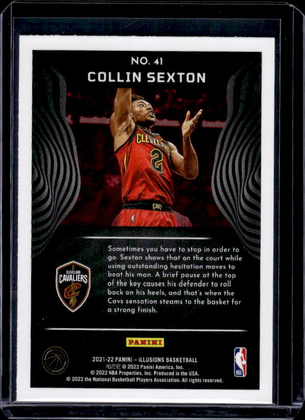 2021-22 Panini Illusions #41 Collin Sexton