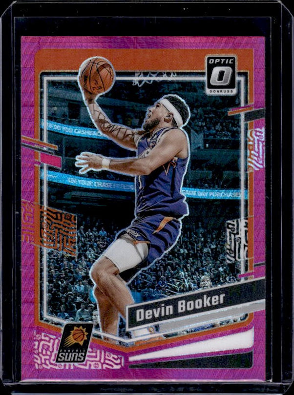 2023-24 Donruss Optic #44 Devin Booker Hyper Pink