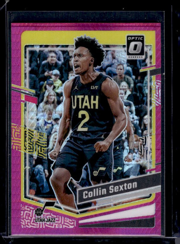 2023-24 Donruss Optic #91 Collin Sexton Hyper Pink