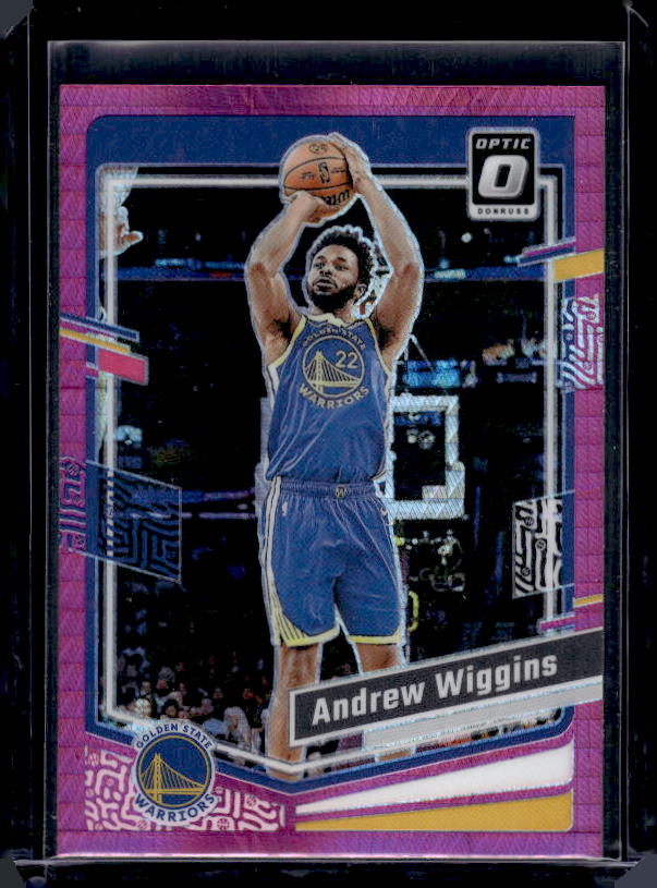 2023-24 Donruss Optic #200 Andrew Wiggins Hyper Pink