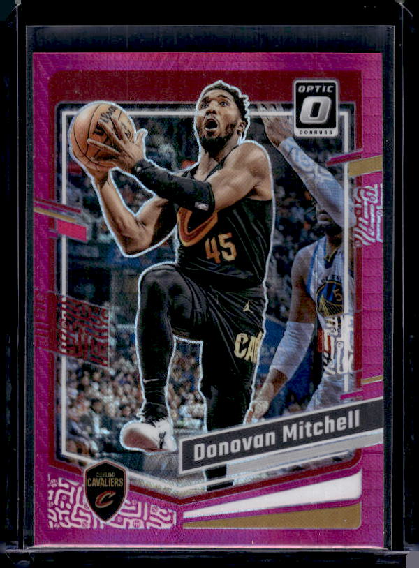2023-24 Donruss Optic #26 Donovan Mitchell Hyper Pink