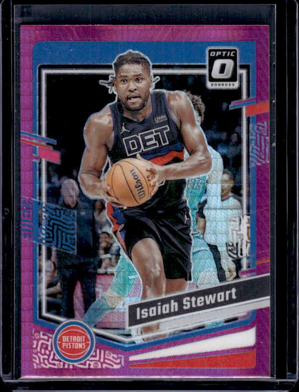 2023-24 Donruss Optic #177 Isaiah Stewart Hyper Pink