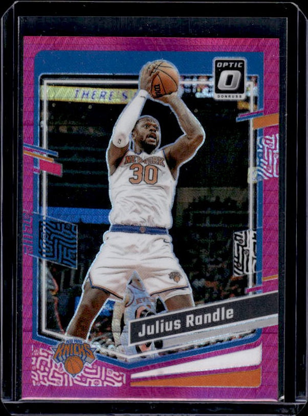 2023-24 Donruss Optic #40 Julius Randle Hyper Pink