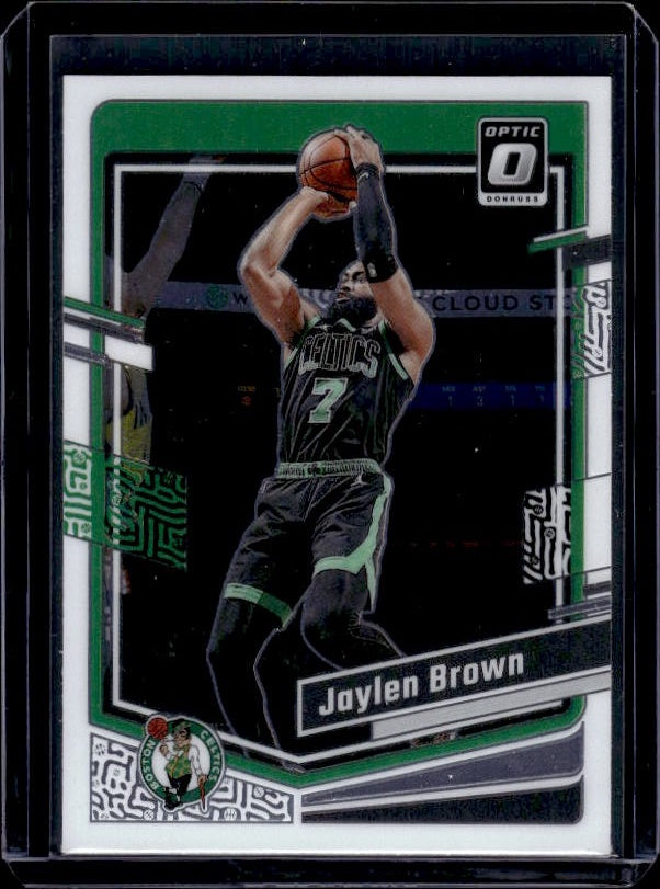 2023-24 Donruss Optic #113 Jaylen Brown