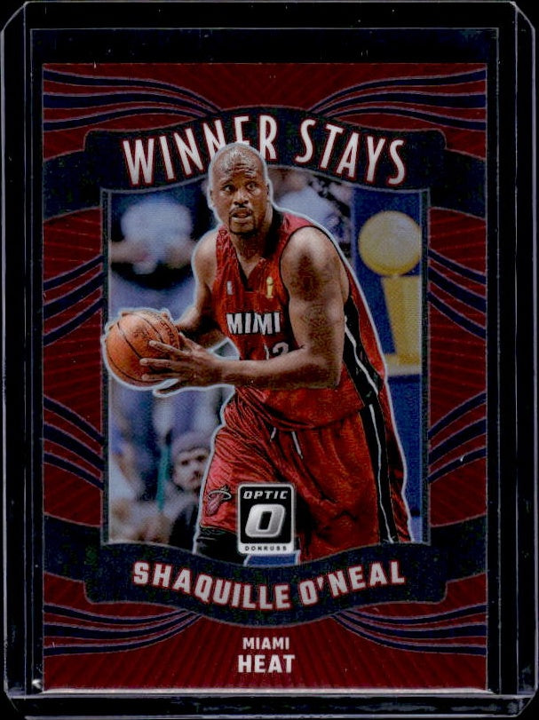 2023-24 Donruss Optic - Winner Stays Holo #17 Shaquille O'Neal