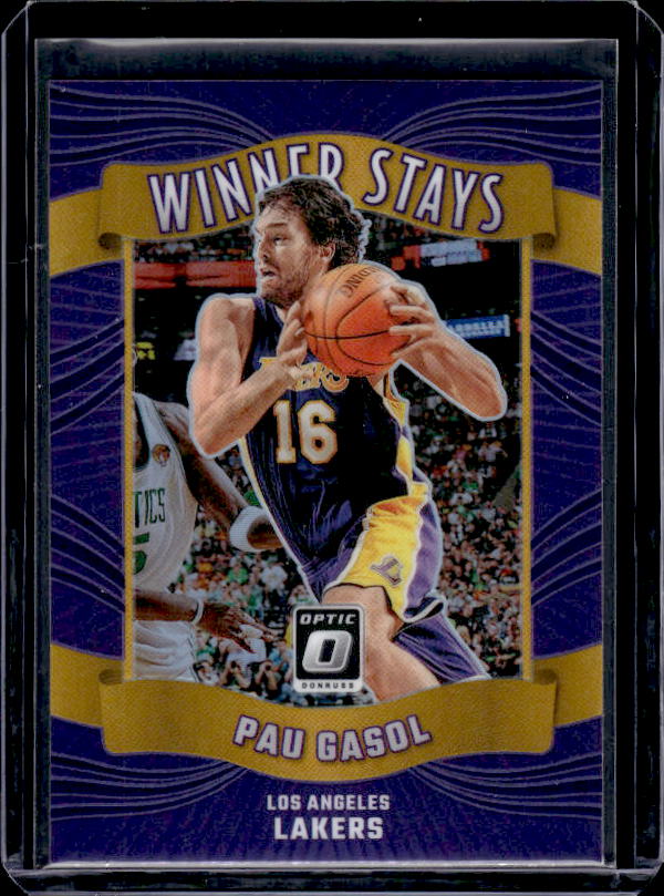2023-24 Donruss Optic - Winner Stays Purple #7 Pau Gasol