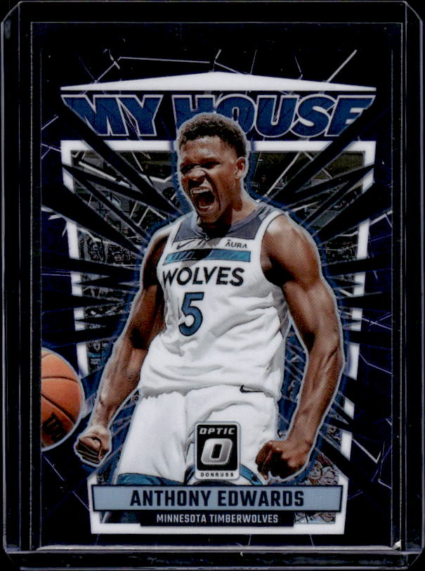 2023-24 Donruss Optic - My House Purple #9 Anthony Edwards