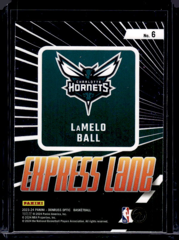 2023-24 Donruss Optic #6 LaMelo Ball Express Lane