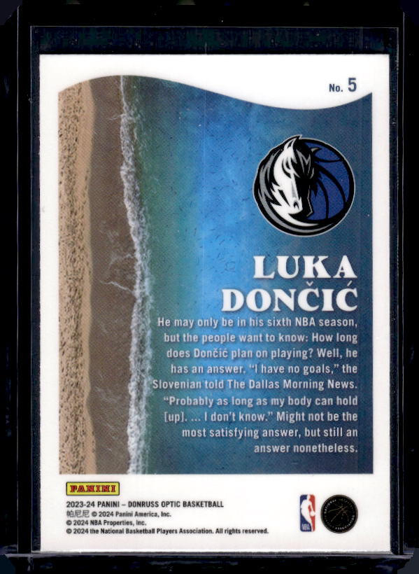 2023-24 Donruss Optic #5 Luka Doncic Splash