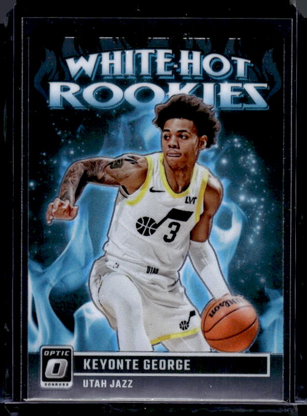 2023-24 Donruss Optic #12 Keyonte George White Hot Rookies