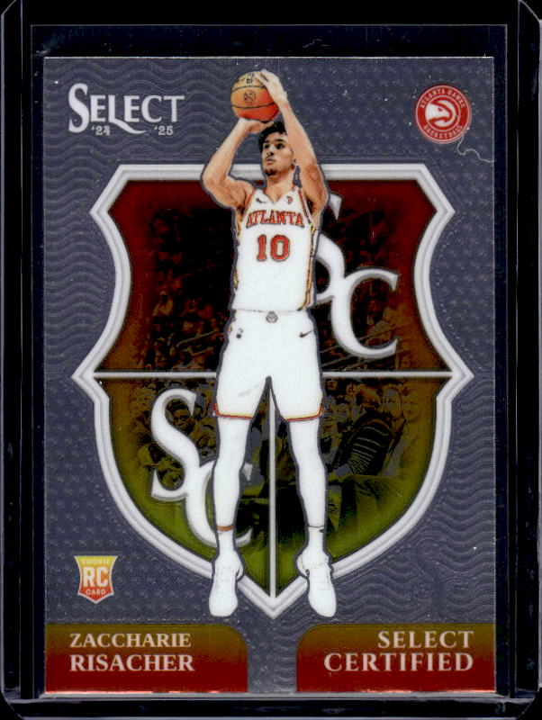 2024-25 Panini Select #18 Zaccharie Risacher Select Certified