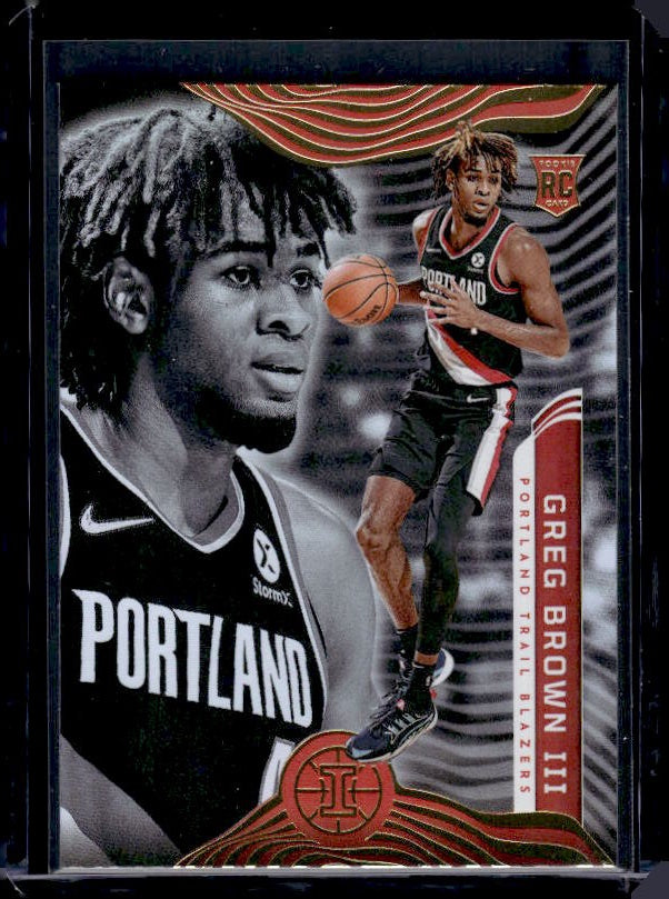 2021-22 Panini Illusions #190 Greg Brown III
