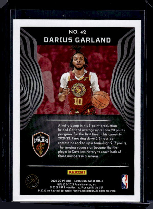 2021-22 Panini Illusions #42 Darius Garland