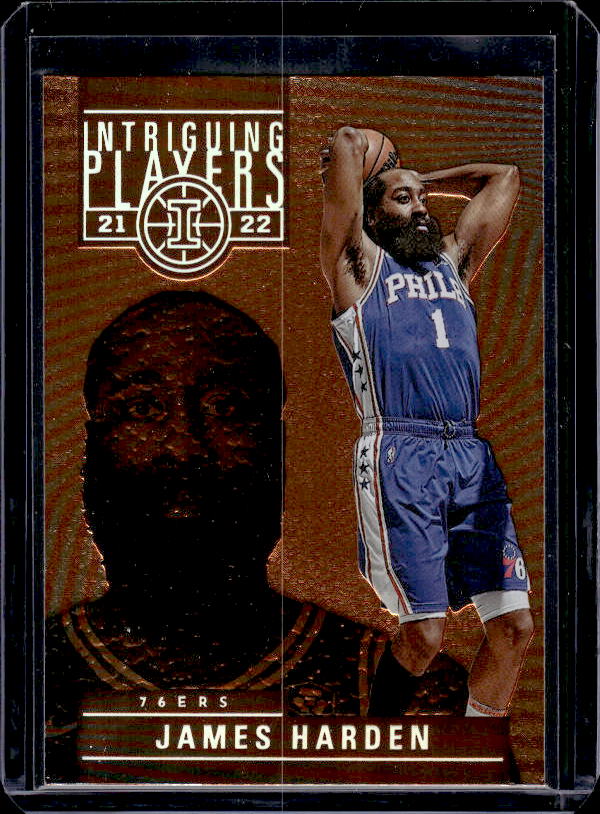 2021-22 Panini Illusions #16 James Harden Intriguing Players Orange