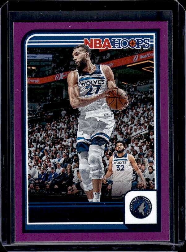 2023-24 Hoops #153 Rudy Gobert Purple