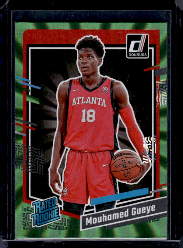 2023-24 Donruss #243 Mouhamed Gueye Green Laser Holo