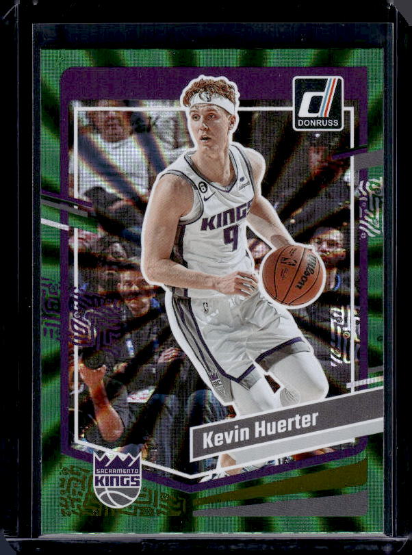 2023-24 Donruss #162 Kevin Huerter Green Laser Holo