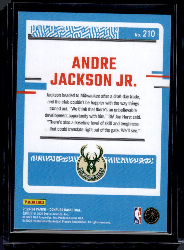 2023-24 Donruss #210 Andre Jackson Jr.