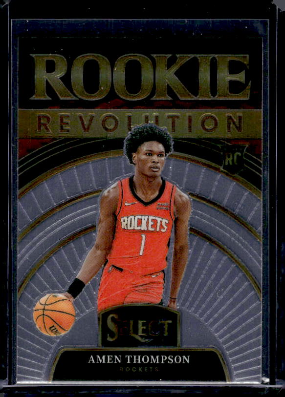 2023-24 Panini Select #14 Amen Thompson Rookie Revolution