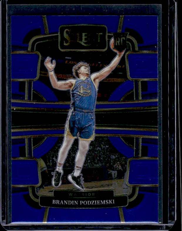 2023-24 Panini Select #93 Brandin Podziemski Blue (Retail Base)