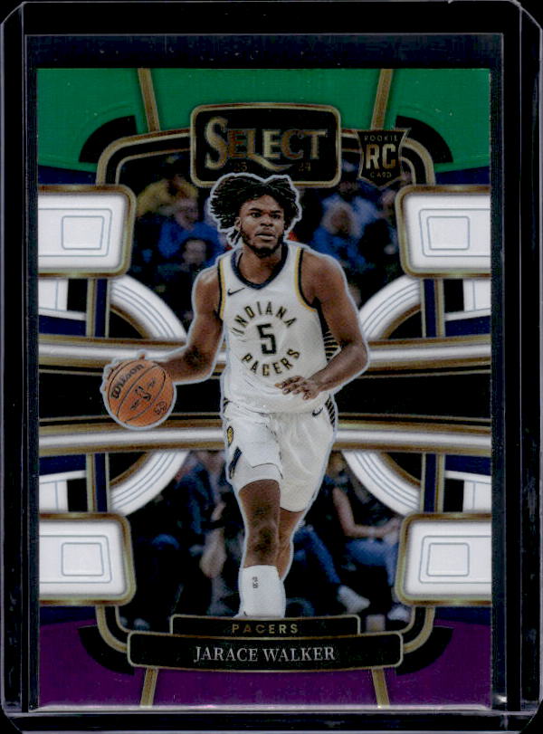 2023-24 Panini Select #86 Jarace Walker Green White Purple Prizms