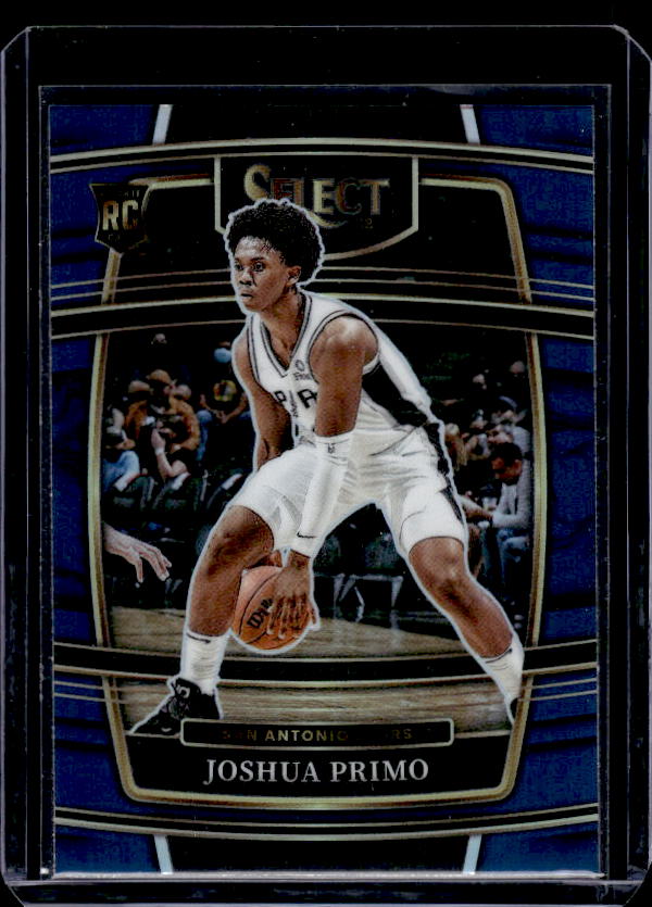 2021-22 Panini Select #68 Joshua Primo Blue Prizms