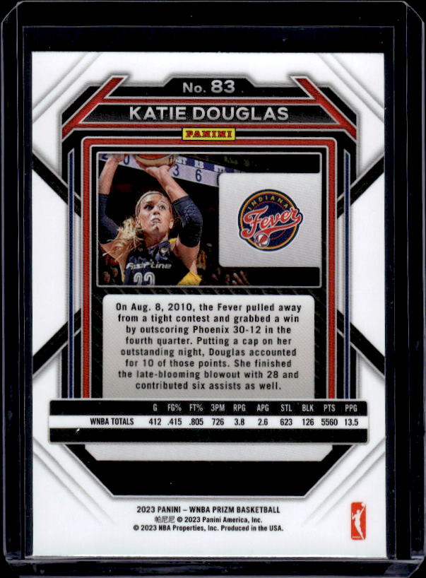 2023 Panini Prizm WNBA #83 Katie Douglas
