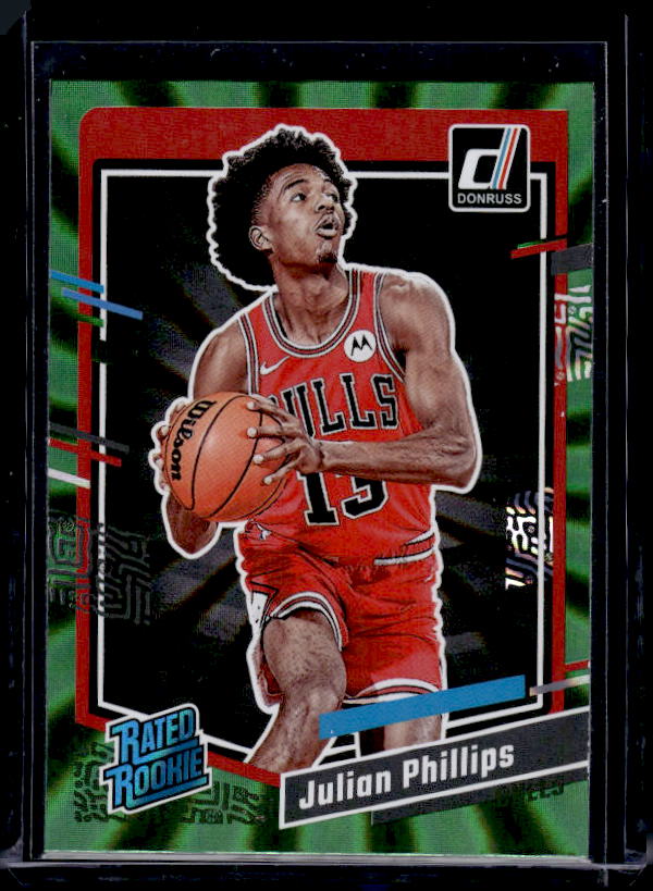 2023-24 Donruss #227 Julian Phillips Green Laser Holo