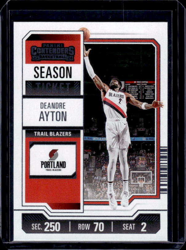 2023-24 Panini Contenders #89 Deandre Ayton