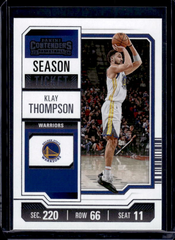 2023-24 Panini Contenders #5 Klay Thompson