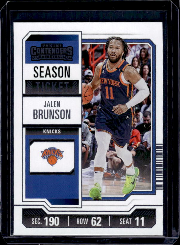 2023-24 Panini Contenders #59 Jalen Brunson