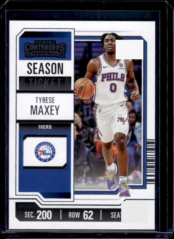2023-24 Panini Contenders #7 Tyrese Maxey