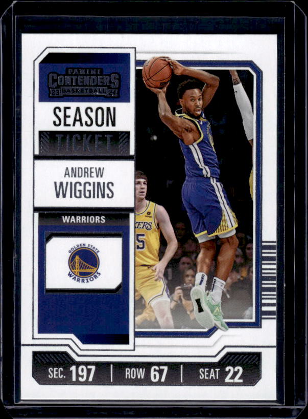 2023-24 Panini Contenders #65 Andrew Wiggins