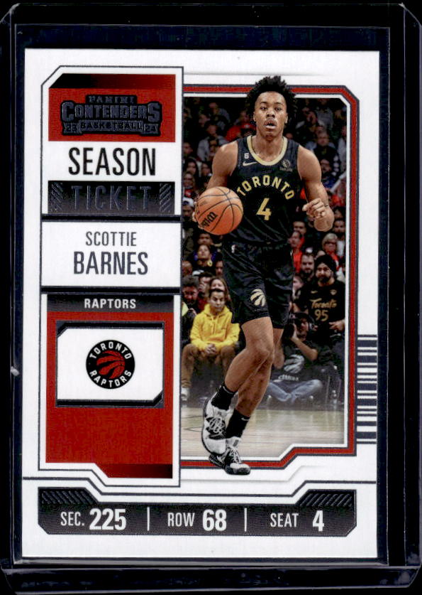 2023-24 Panini Contenders #37 Scottie Barnes