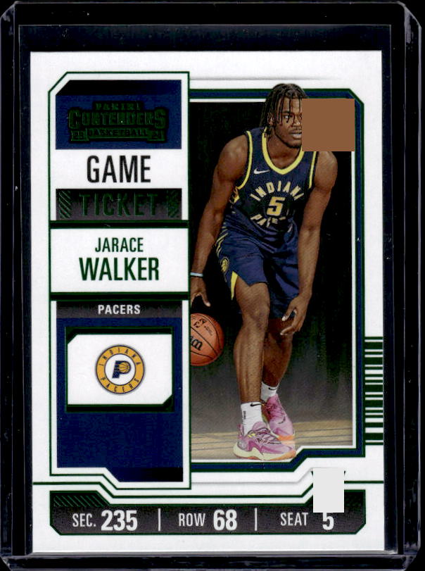 2023-24 Panini Contenders #39 Jarace Walker Game Ticket Green
