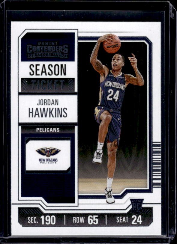 2023-24 Panini Contenders #76 Jordan Hawkins Season Ticket Retail