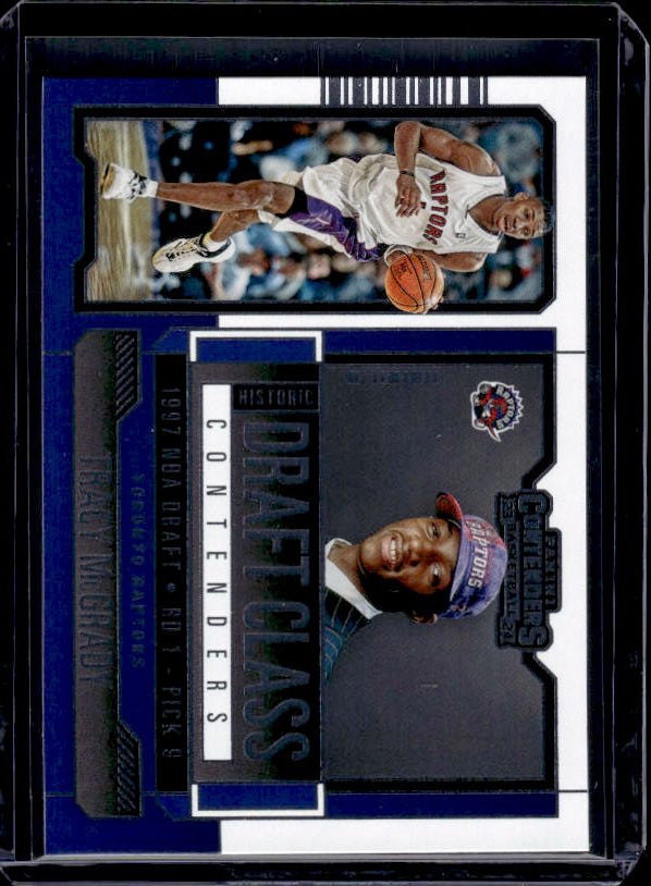 2023-24 Panini Contenders #12 Tracy McGrady Historic Draft Class Contenders