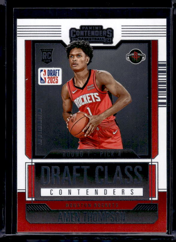 2023-24 Panini Contenders #5 Amen Thompson 2023 Draft Class Contenders