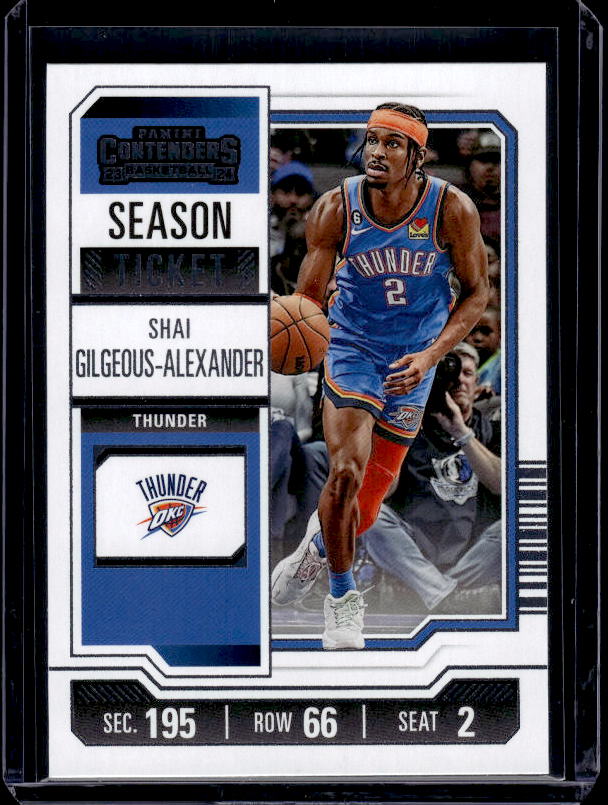 2023-24 Panini Contenders #52 Shai Gilgeous-Alexander