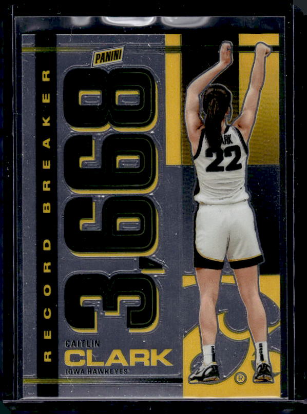 2024 Panini Caitlin Clark Collection #RB-CC Caitlin Clark Record Breaker
