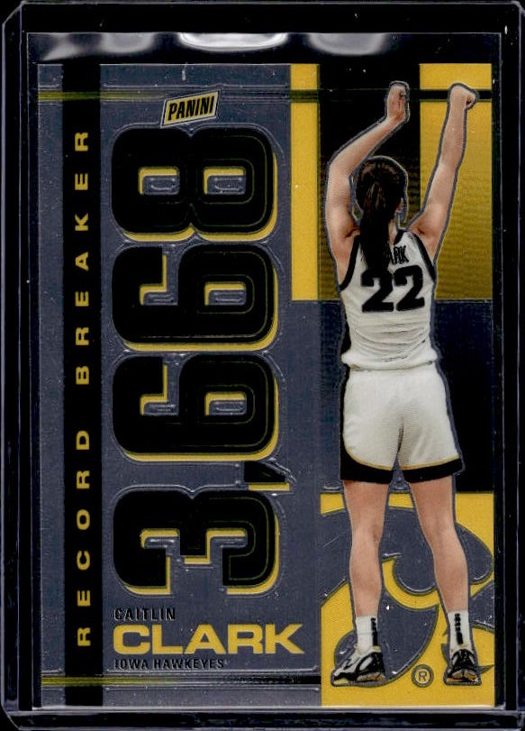 2024 Panini Caitlin Clark Collection #RB-CC Caitlin Clark Record Breaker