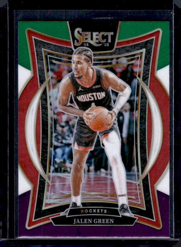 2024-25 Panini Select #47 Jalen Green Tri-Color Prizm