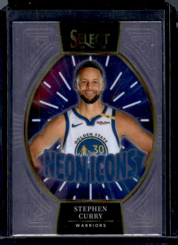 2024-25 Panini Select #20 Stephen Curry Neon Icons