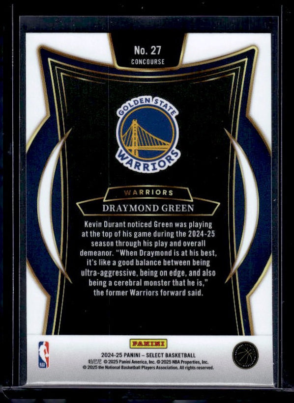 2024-25 Panini Select #27 Draymond Green