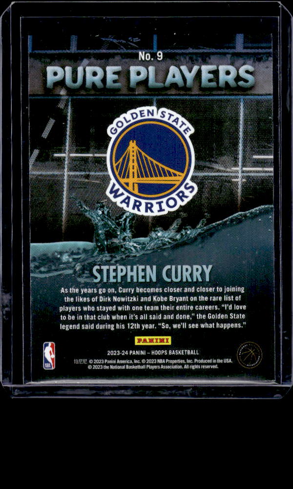 2023-24 Hoops #9 Stephen Curry Pure Players