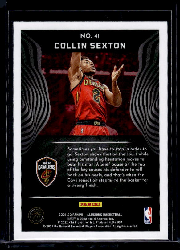 2021-22 Panini Illusions #41 Collin Sexton Emerald