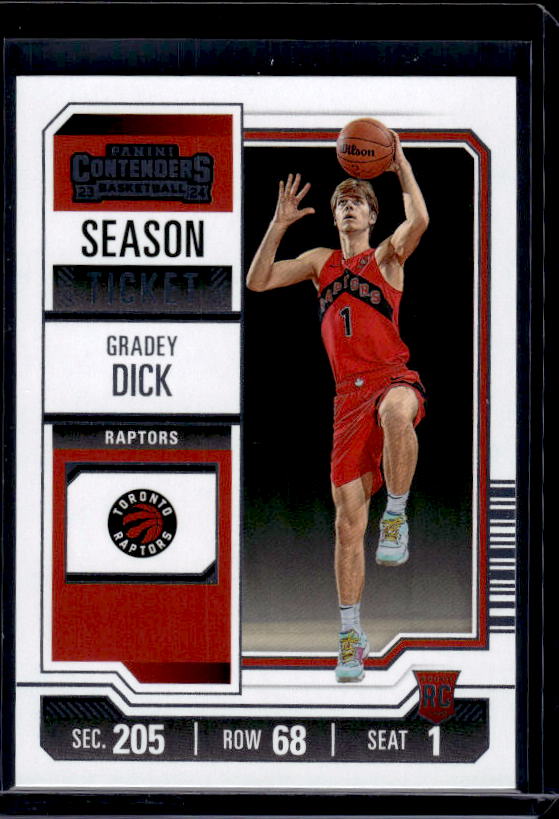 2023-24 Panini Contenders #71 Gradey Dick