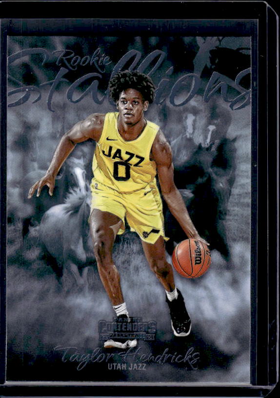 2023-24 Panini Contenders #16 Taylor Hendricks Rookie Stallions