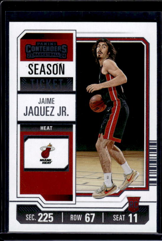 2023-24 Panini Contenders #84 Jaime Jaquez Jr.