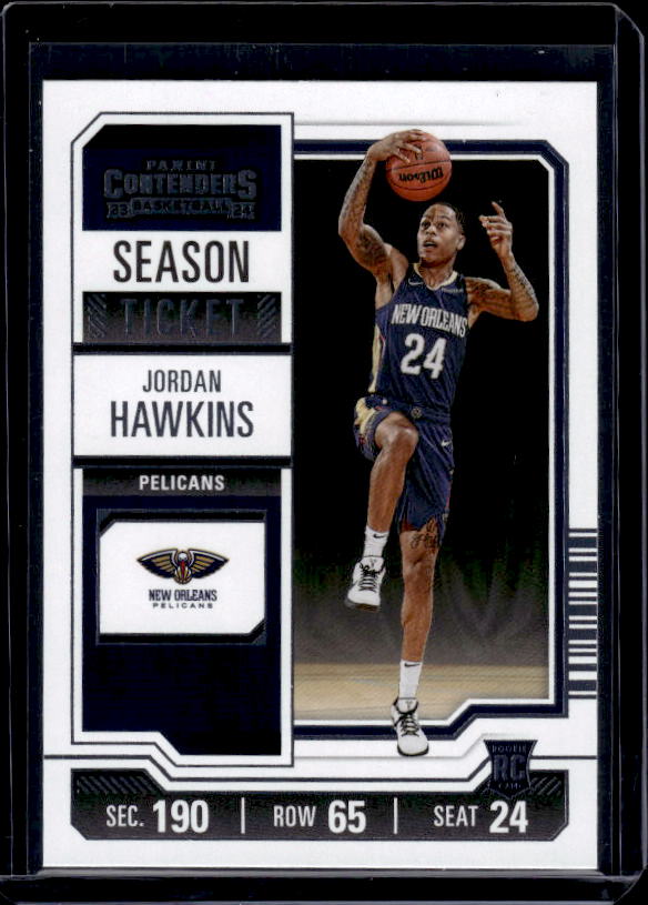2023-24 Panini Contenders #76 Jordan Hawkins Season Ticket Retail